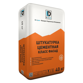 Купить Штукатурка De Luxe Класс PH/MH фасад цементная 40 кг по низкой цене
