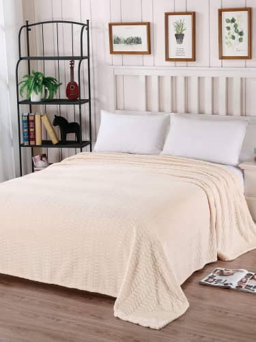 Купить Плед Sofi de Marko Велсофт с фактурным рисунком 160х220 по низкой цене