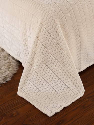 Купить Плед Sofi de Marko Велсофт с фактурным рисунком 160х220 по низкой цене