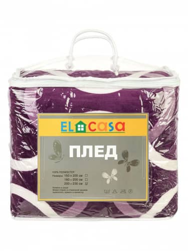 Купить Плед El Casa, 200х230 см по низкой цене