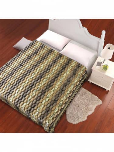 Купить Плед Buenas Nochesы Мягкий Мех 2,0 сп. Euro Норка тёмная по низкой цене