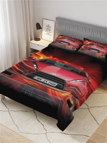 Купить Покрывало Ambesonne стеганое жаккардовое с 2-мя наволочками, 1,5-спальное 160х220 см по низкой цене