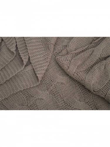 Купить Плед Sofi de Marko крупной вязки с кистями по низкой цене