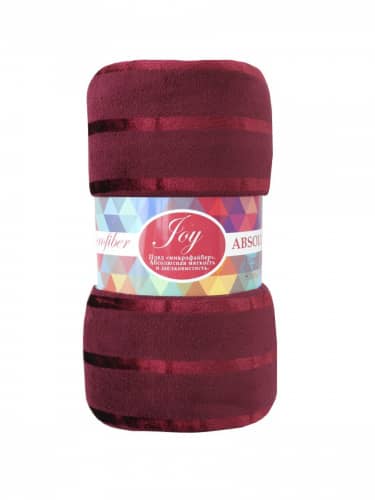 Купить Плед TexRepublic Absolute Joy Микрофайбер 1,5 сп. Бордовый 150х200 см по низкой цене