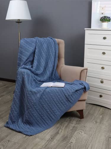 Купить Плед Buenas Noches вязаный Bizzaro 1,5-спальный по низкой цене