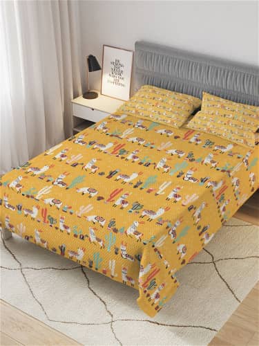 Купить Покрывало Ambesonne стеганое жаккардовое с 2-мя наволочками, Евро 220x235 см по низкой цене