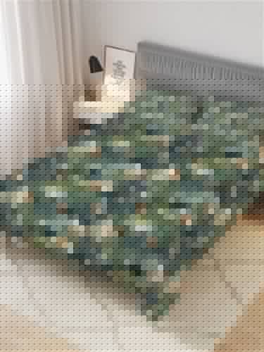 Купить Покрывало Ambesonne стеганое жаккардовое с 2-мя наволочками, 1,5-спальное 160х220 см по низкой цене