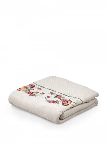 Купить Покрывало Lucky с вышивкой 220х240 см по низкой цене