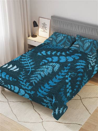 Купить Покрывало Ambesonne стеганое жаккардовое с 2-мя наволочками, 1,5-спальное 160х220 см по низкой цене