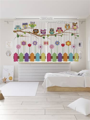 Купить Шторы JoyArty, 290х180 по низкой цене