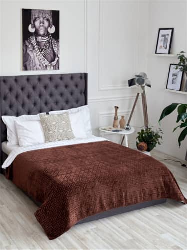 Купить Плед Bozhong Home Textile Лабиринт , 200x220 см по низкой цене