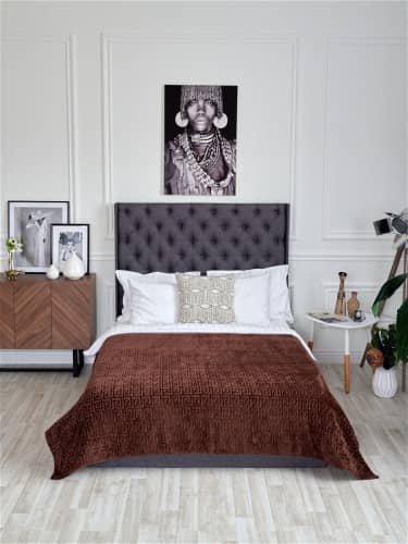 Купить Плед Bozhong Home Textile Лабиринт , 200x220 см по низкой цене
