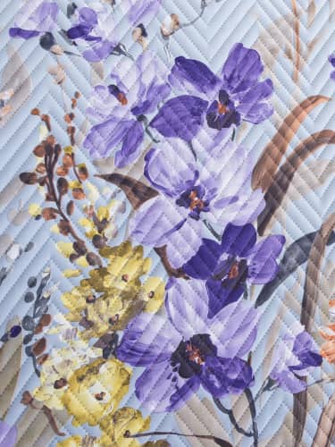 Купить Покрывало Этель Акварельные цветы 150х210 по низкой цене