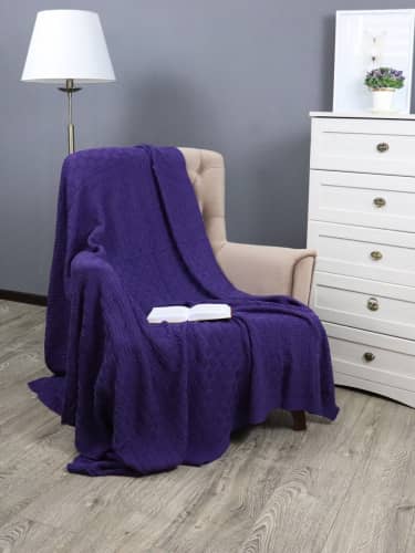 Купить Плед Buenas Noches вязаный акриловый Assai 180х200 см по низкой цене