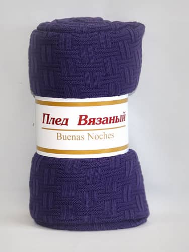 Купить Плед Buenas Noches вязаный акриловый Assai 180х200 см по низкой цене