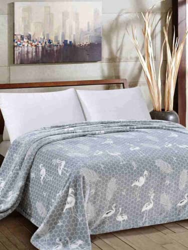 Купить Плед Letto Велсофт, размер 140x200 см по низкой цене