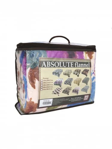 Купить Плед TexRepublic Absolute Английская акварель Фланель 1,5-спальный по низкой цене