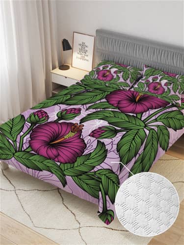 Купить Покрывало Ambesonne Дикие цветы , Евро 220x235 см по низкой цене