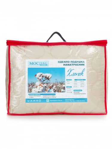 Купить Одеяло Мостекс Хлопок 1,5сп 150х210 облегченное 150 гр по низкой цене