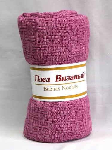 Купить Плед Buenas Noches вязаный акриловый Assai 180х200 см по низкой цене