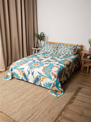 Купить Покрывало Ambesonne Цветочная абстракция , Евро 220x235 см по низкой цене