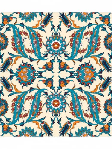 Купить Покрывало Ambesonne Цветочная абстракция , Евро 220x235 см по низкой цене