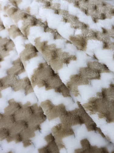 Купить Плед TexRepublic Absolute Deco Lux Клетка Фланель Евро Серо-бежевый/белый 200х220 см по низкой цене