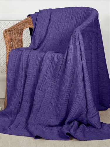 Купить Плед MeLSoNN вязанный 220х240 по низкой цене