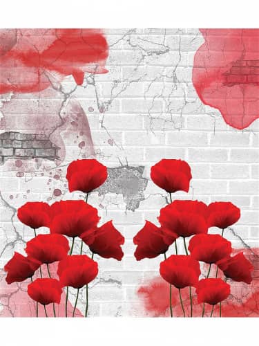 Купить Покрывало Ambesonne Уличный мак , Евро 220x235 см по низкой цене