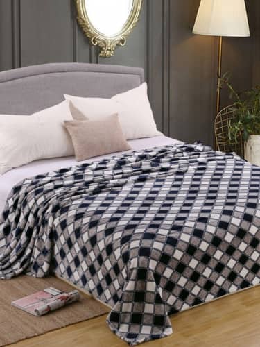 Купить Плед Letto Велсофт, размер 220x200 см по низкой цене
