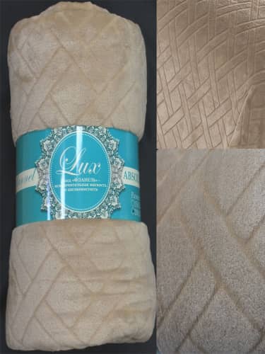 Купить Плед TexRepublic Absolute Flanel Lux 200х220 см Коричневый по низкой цене