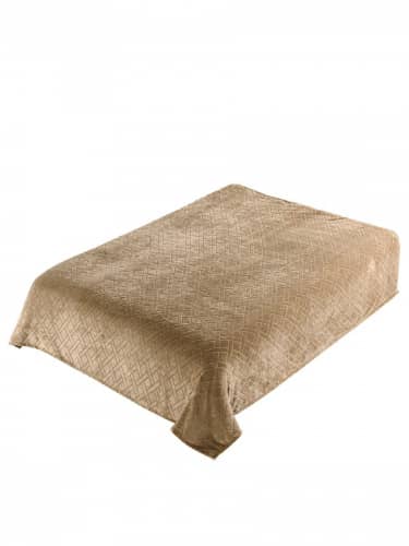 Купить Плед TexRepublic Absolute Flanel Lux 200х220 см Коричневый по низкой цене