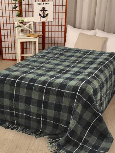 Купить Покрывало-плед Arkady шерстяной Премьера 140x200 по низкой цене