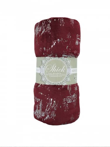 Купить Плед TexRepublic Absolute Shik мазки Фланель 150х200 см по низкой цене