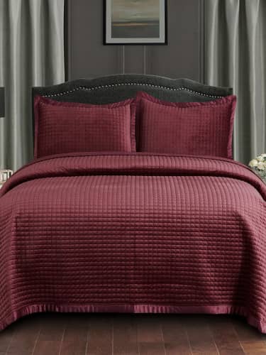 Купить Покрывало Sofi de Marko велюровое Лоретта 240х260 по низкой цене