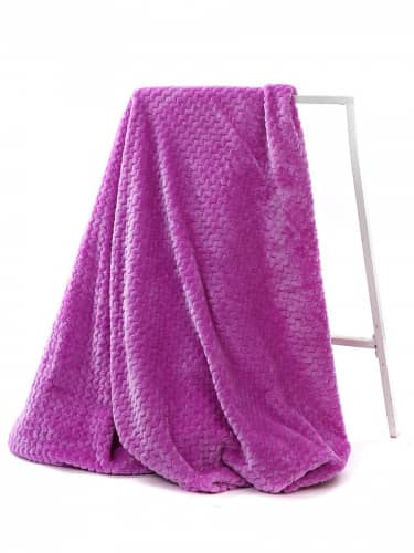 Купить Плед Венеция Велсофт 200х220 Елочка по низкой цене