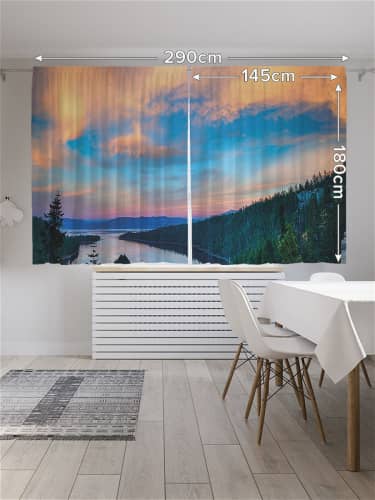 Купить Шторы JoyArty с фотопечатью Чертежи самолетов из сатена, 145х180 см по низкой цене