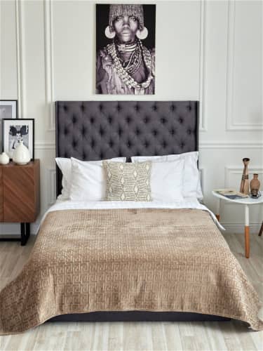 Купить Плед Bozhong Home Textile Лабиринт , 200x220 см по низкой цене