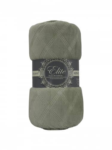 Купить Плед TexRepublic Absolute Elite Клетка Фланель 1,5 сп. Зеленый 150х200 см по низкой цене