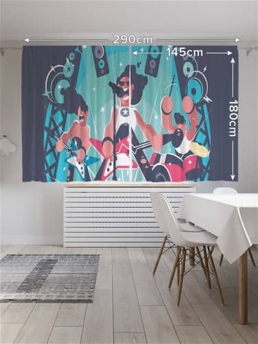 Купить Шторы JoyArty под лён Игровой джойстик , серия Oxford DeLux, 290х180 см по низкой цене