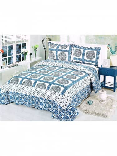 Купить Покрывало Tango Tango Patchwork, Евро 230x250, наволочки 50x70, хлопок по низкой цене