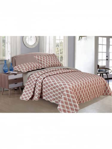 Купить Покрывало Sofi de Marko стеганное с простыней и наволочкой по низкой цене