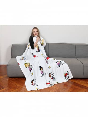 Купить Плед Kanguru покрывало Peanuts 170х130 см по низкой цене