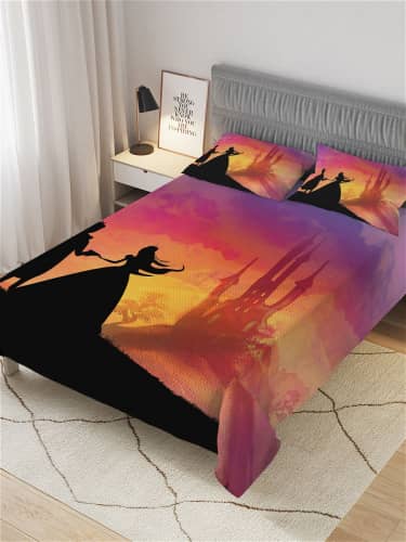 Купить Покрывало Ambesonne стеганое жаккардовое с 2-мя наволочками, 1,5-спальное 160х220 см по низкой цене