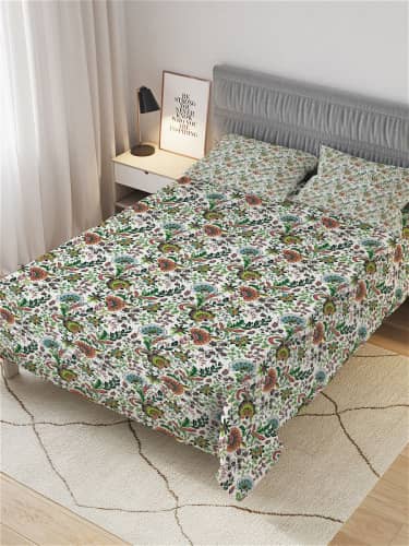 Купить Покрывало Ambesonne стеганое жаккардовое с 2-мя наволочками, Евро 220x235 см по низкой цене