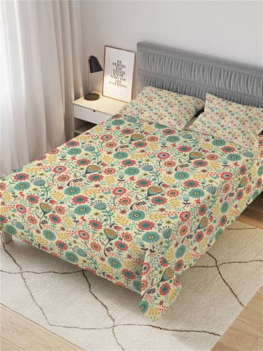 Купить Покрывало Ambesonne стеганое жаккардовое с 2-мя наволочками, Евро 220x235 см по низкой цене