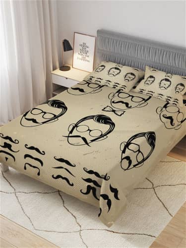 Купить Покрывало Ambesonne стеганое жаккардовое с 2-мя наволочками, Евро 220x235 см по низкой цене