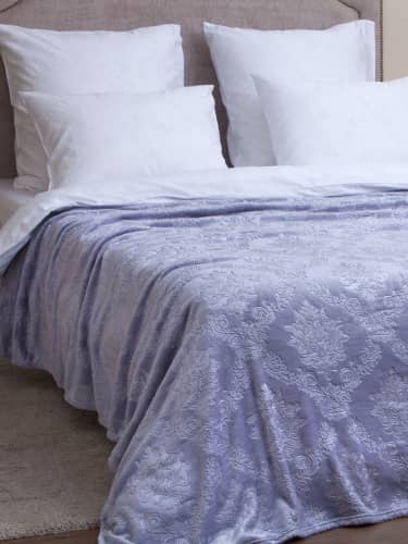 Купить Плед Хлопковый Край-покрывало велсофт 180-200 см по низкой цене