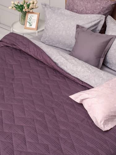 Купить Покрывало La Prima Фиолетовый ноктюрн , 220х240 см по низкой цене