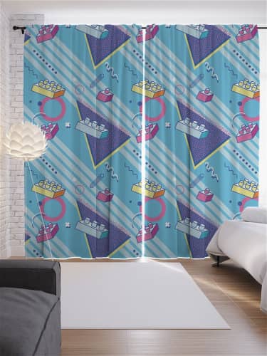Купить Шторы JoyArty с фотопечатью Густой дым из сатена, 290х265 см по низкой цене